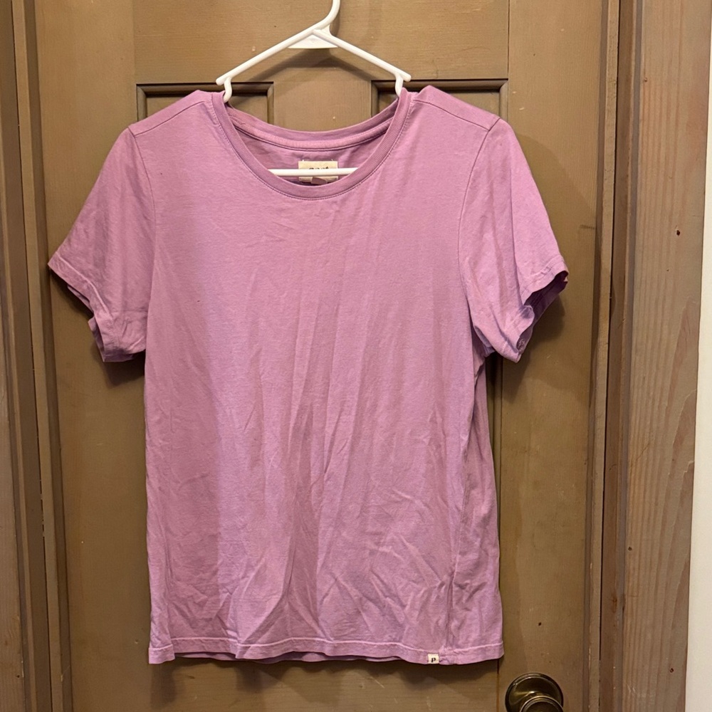 Pact Lavender Softspun Crewneck Tee